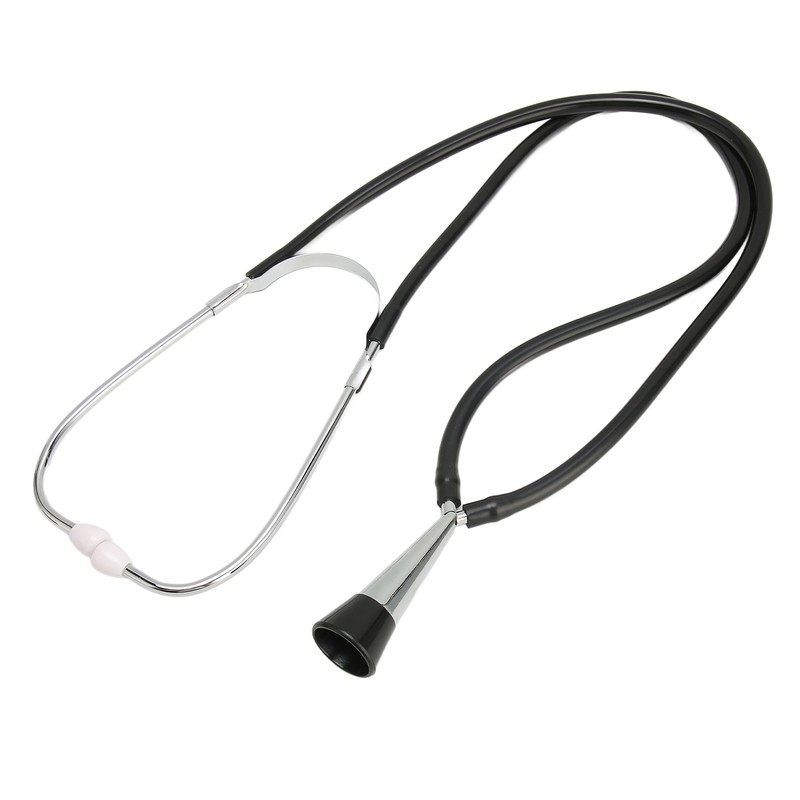 Fetal Stethoscope Monitoring Aluminum Alloy Soft Fetal Heart Stethoscope Black