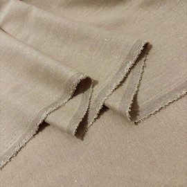 Kiran Collections-2-Yard Linen Fabric |Embroidery Fabric Linen | Linen fabric by the yard for Clothing | Linen Fabric 60''| Linen cloth for Sewing, Crafts, Tablecloth, Drapes |Khaki