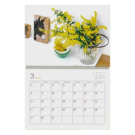 CK-2602 2026 Flower Scene Calendar, Wall Mounted
