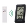 La Crosse Technology 308-43647-INT Digital Black Wireless Thermometer with Indoor