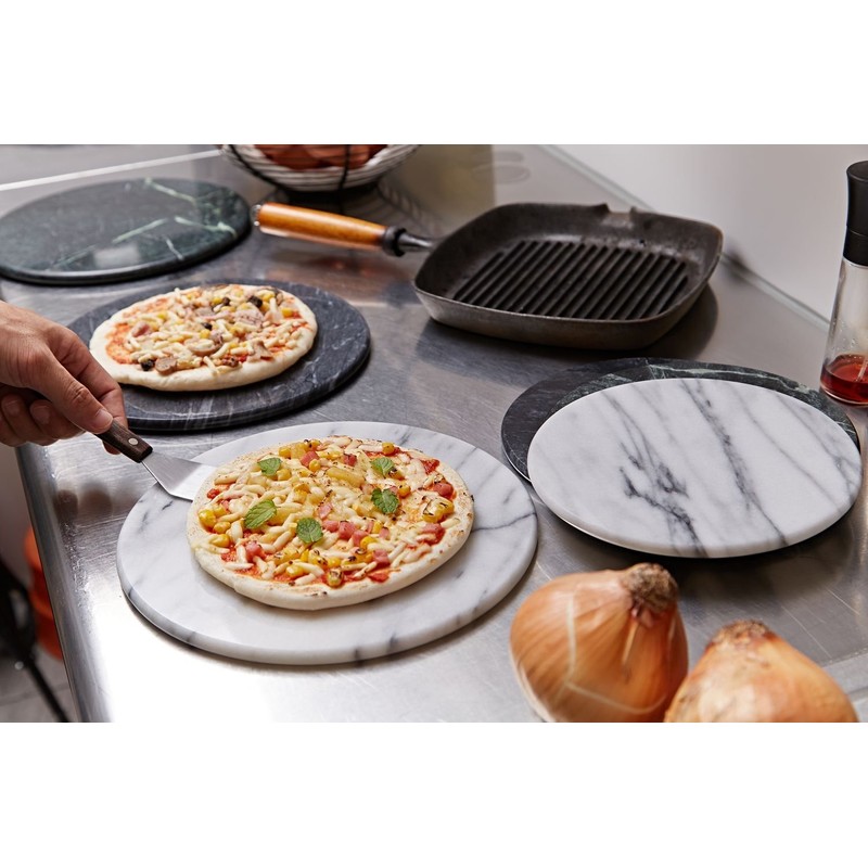 JEmarble Trivets, 8-Inch Height, Marble, White