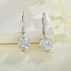 Aprila Women Earrings 925 Sterling Silver Rose Heart Drop Dangle