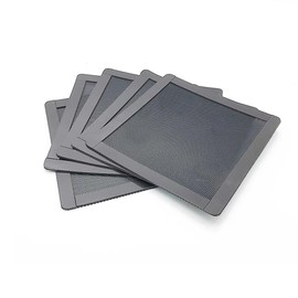 5pcs PC Case Mesh Magnetic Adsorption 12x12cm 5pcs PC Dust Filter Grill Filtration Mesh Heat Dissipation Fan Dust Protection (12x12cm)