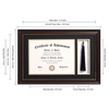 ELSKER&HOME 11x17 Diploma Frames with Tassel Holder for 8.5x11 Certificate