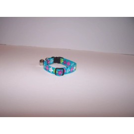 handmade Wet Nose Designs Bright Flower Child Cat Collar Flower Garland Flowers Peace