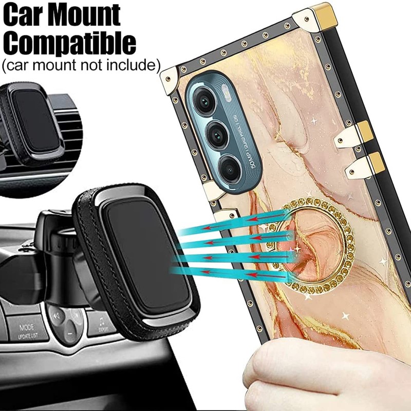 for Moto G Stylus 5G 2022 Case (Marble Yellow)