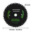 Upgrade 9" x 20T Chainsaw Tooth Brush Cutter Blade &