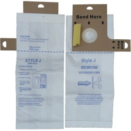 For Eureka EnviroCare Vacuum Bags Fit Eureka Style J Uprights 9 Pack