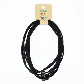 FEEZENT 6PCS High Elasticity Long Snap Hair Ties for Thick Hair Natural Curly Hair and Braids| Connectable Hair Rope | No Slip Adjustsble hairband for Puff Ponytail (Long Snap Hair Ties-6PCS)