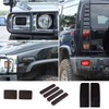 PIUGILH Front Turn Signal Light Taillight Cover Kit Guard Trim