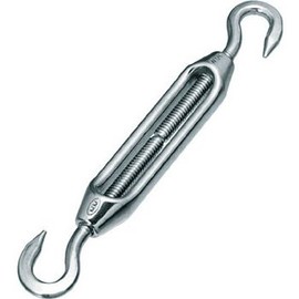 TRUSCO(トラスコ) ステン製枠式ターンバックル フック&フックタイプ ねじ径W1/4 TTB-6H