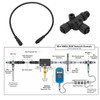 For NMEA 2000 Drop Backbone Cable with T‑Connector 5 Pin