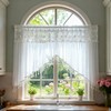 Luxury Sheer Valance Curtains for Living Room Window Valance Bead