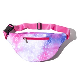 PattyCandy Orchid & Pink Galaxy Fanny Pack for Men Women
