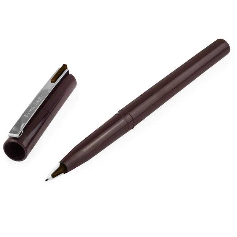 Pentel JM20 Stylo Disposable Fountain Pens, Sepia Ink, Pack of