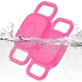 DDJ Hundehalsband-Hülle für Tile Life360 Mate 2024/2022 Bluetooth-Tracker, 2 Stück, wasserdichte Silikon-Ganzkörper-Schutzhalterung für Fliesen-Tracker, Katzenhalsband, ultra-langlebig, kratzfest