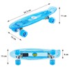 22 Inch Skateboard- with Led Light Up Wheels for Beginners,Complete
