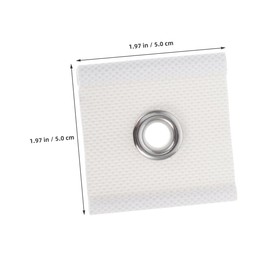 Gatuida 8pcs Rv Awning Rail Eyelet Hardware Compact Lightweight Piping Eyelets for Easy Installation Durable PVC Coated Design Versatile Accessories for Rv Canopies and Shade