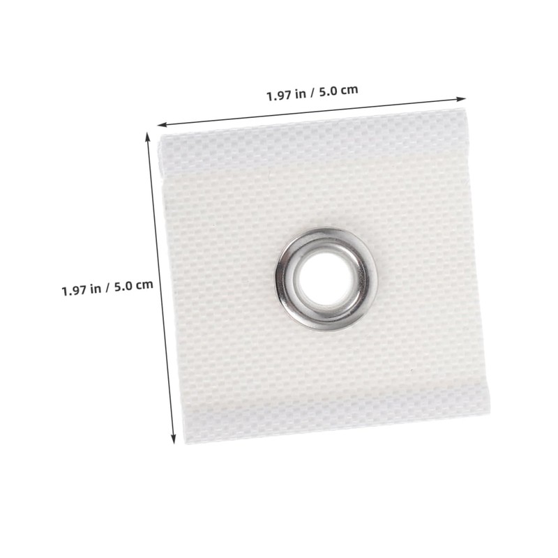 Gatuida 8pcs Rv Awning Rail Eyelet Hardware Compact Lightweight Piping