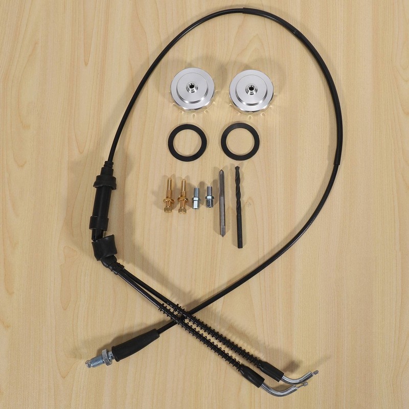 Aswalling Tors Delete Removal Eliminator Kit for Banshee Throttle Cable