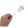 OHPHCALL 5pcs Stainless Steel Bait Cage Lure Trap for Freshwater