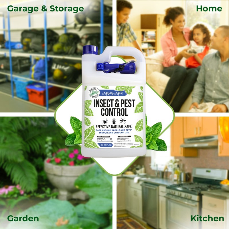 Mighty Mint Gallon (128 oz) Insect and Pest Repellent Peppermint