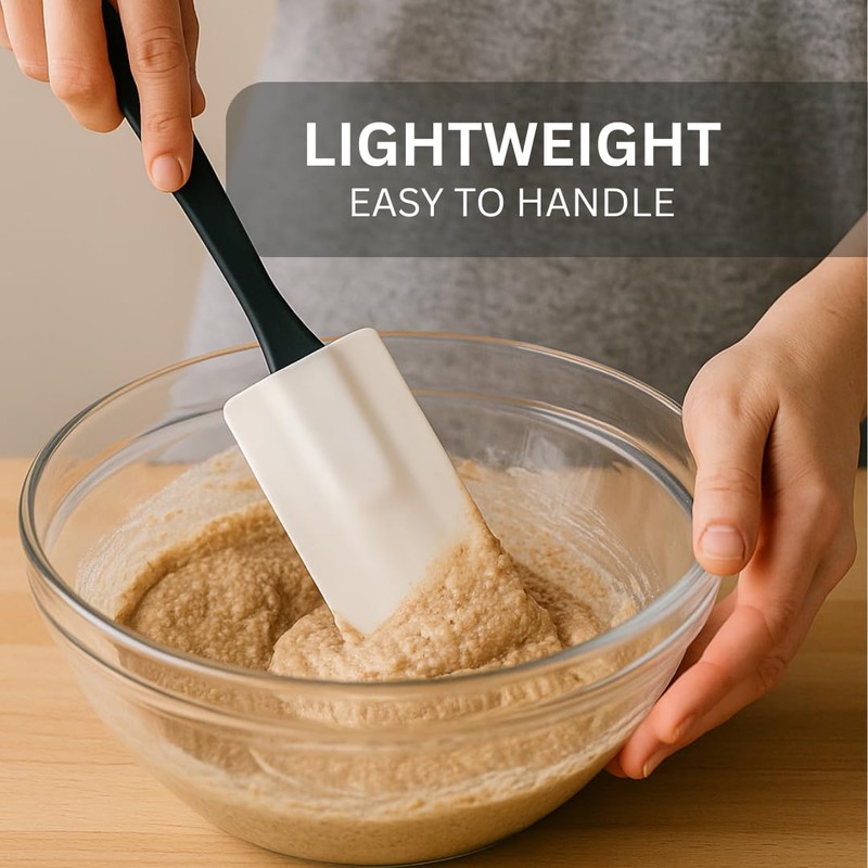 ToolUSA (2 Pack) 3-Piece Plastic Spatula Set | 9"-10" (22.9