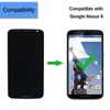 Replacement LCD Touch Screen Compatible with Moto Google Nexus 6