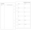 newestor 2026 Weekly Planner Insert Personal A6, 1 Week on