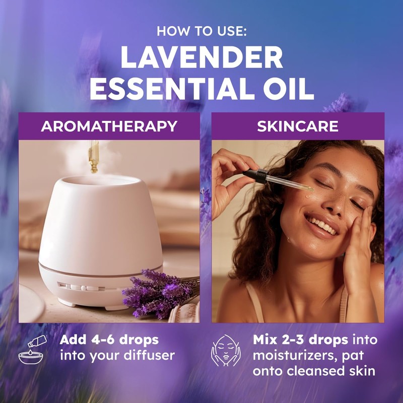 KUKKA essential oils 100% Pure & Natural Lavender Essential Oil