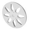 1/4 7 Inch Empty Tape Reel Aluminum Alloy 8 Hole