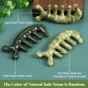 Scalp Massage Comb, Natural Gua Sha Jade Stone Massage Tool