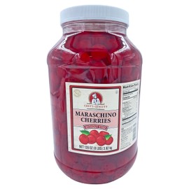 Chef's Quality: Maraschino Cherries No Stem 1 Gallon