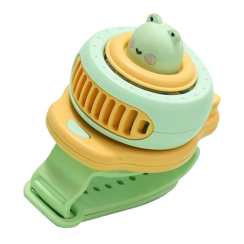 Innovative Cartoon Children's Watch Fan USB Students Portable Small Mini