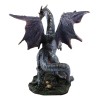 Ebros Fantasy Midnight Dragon Pawing Beneath The Moon Figurine Dream