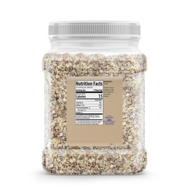 Unpretentious Freeze Dried Shallots, 7.65 oz, Flavorful, Food Storage, Bulk Container