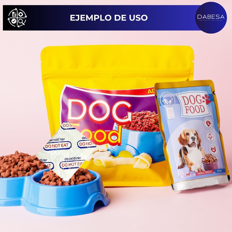 DABESA Absorbedores de Oxigeno para Alimentos 200 Sobres 100cc