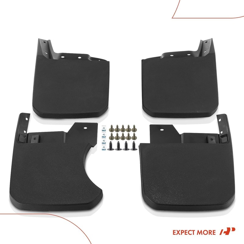 A-Premium Set of 4PCS Front and Rear Mud Flaps Splash