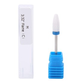 Ceramic Nail Drill Bits, Professional Manicure Drill Bits, Ceramic Burr Podiatry Thick Nails, Grinding Head for Manicure Pedicure Cuticle Gel Nail Polishing, Blue(Corn Head)