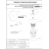 Artiwell Push & Lock Tub Trim Set with Single-Hole Overflow