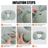 MABOZOO Inflatable Bath Neck Pillows for Tub & Shower -