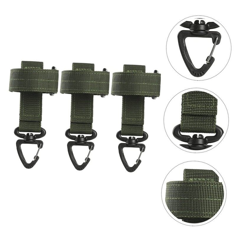 IWOWHERO 3pcs Multi-function Glove Straps Work Gloves Heavy Duty Oxford