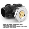 QANYEGN Radiator Cap with T Branch Water Pipe Kit, Plastic