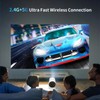 Mini Projector for Android 11 1280x720DPI 1GB 8GB Maximum 130inch