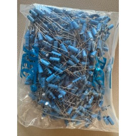 REC Radial Type Electrolytic Capacitors 1uF 50V 1MFD 50WV New Lot of 500 Pcs