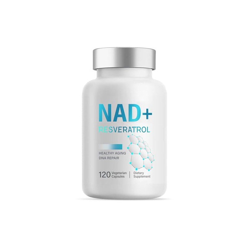 NAD+ Supplement 1000mg, 120 Count High Purity NAD+ for Cellular