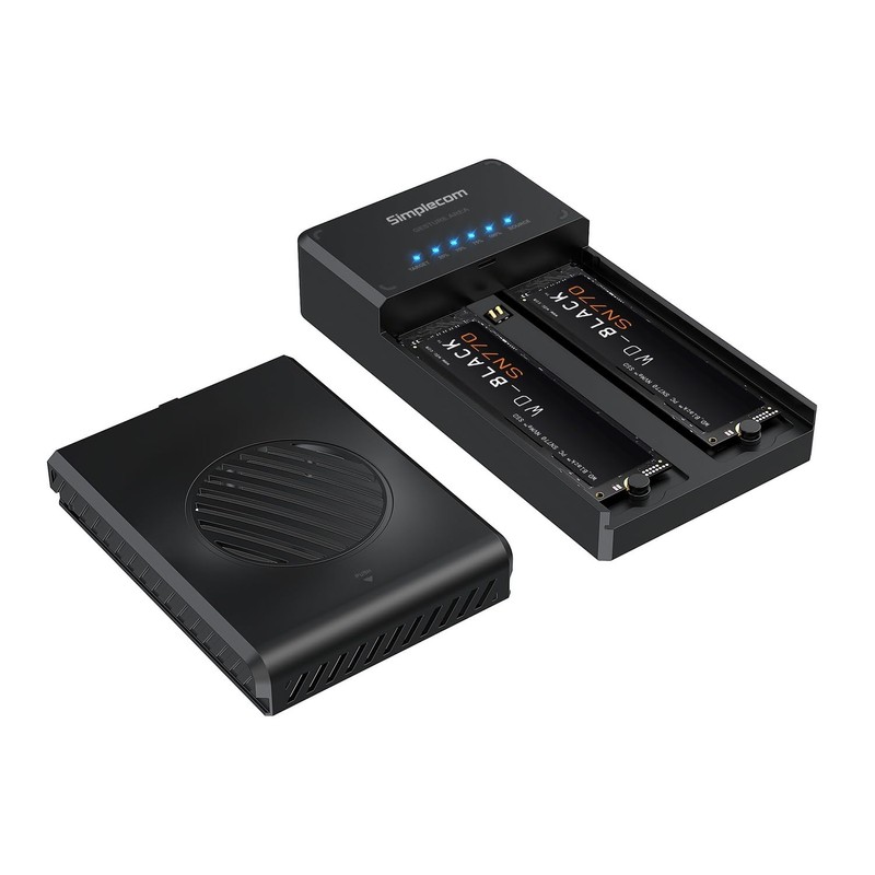 Simplecom SD560 USB 3.2 Gen2 10Gbps Dual Bay NVMe M.2