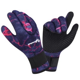 Wetsuit Gloves Neoprene Scuba Diving Gloves Surfing Gloves 3MM 3MM for Men Women, Thermal Anti Slip Flexible Dive Water Gloves for Spearfishing Swimming Rafting Kayaking Paddling