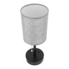 LED Table Lamp Fabric Lampshade USB A and USB C