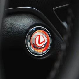 CAI, Suitable for Lexus Car Engine Start Button, Crystal One Button Start Cover, Engine Button Cover, Car Engine Button Cover, Button Switch Decorative Cover, Interior Custom Parts, Accessories,